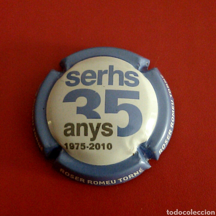 Coleccionismo de cava: Chapa cava - ROSER ROMEU TORN&Eacute; / SERHS 35 ANYS (1975-2010)