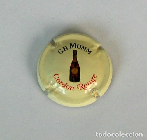 Coleccionismo de cava: CHAPA CAVA RARA GH MUMM CORDON ROUGE CON BOTELLA EN EL CENTRO