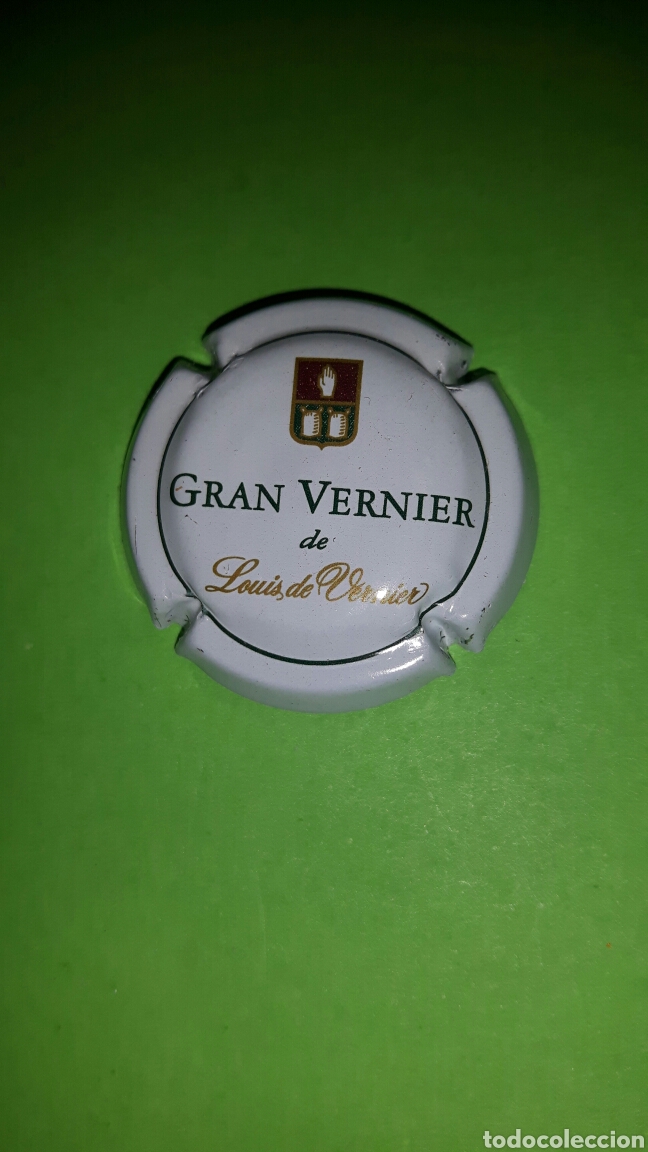 Coleccionismo de cava: PLACA CHAPA DE CAVA  CHAMPAGNE - GRAN VERNIER