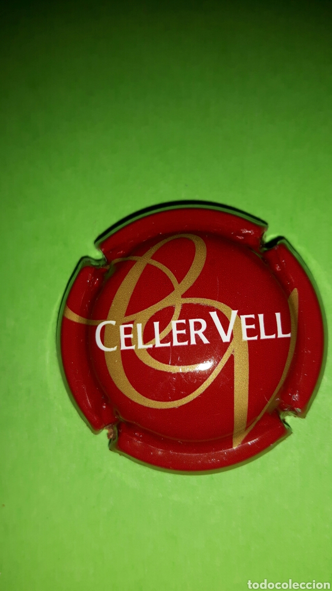 Coleccionismo de cava: PLACA CHAPA DE CAVA - CELLER VELL - Foto 1