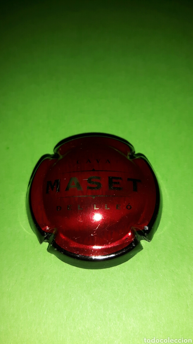 Coleccionismo de cava: PLACA CHAPA DE CAVA - MASET DEL LLE&Oacute;