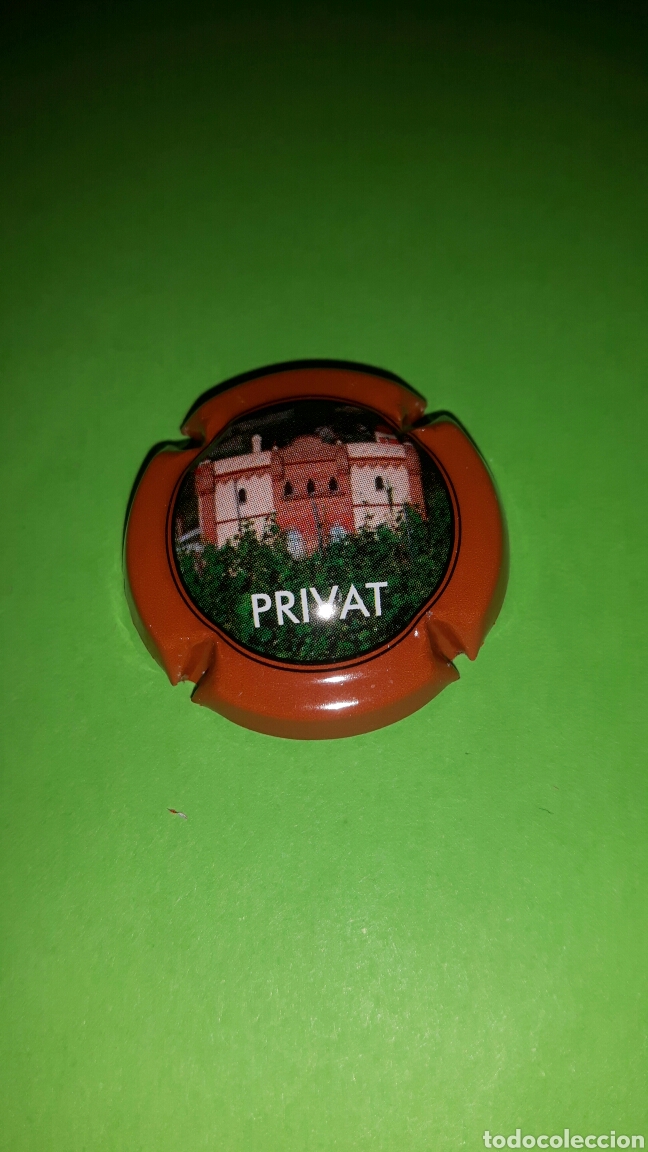 Coleccionismo de cava: PLACA CHAPA DE CAVA - PRIVAT - Foto 1