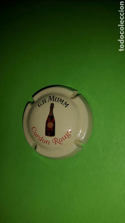 Coleccionismo de cava: PLACA CHAPA DE CAVA - MUMM CHAMPAGNE - Foto 1
