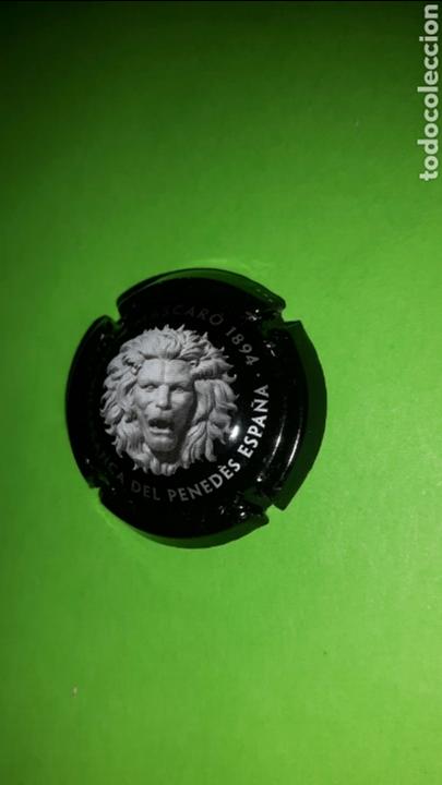 Coleccionismo de cava: PLACA CHAPA DE CAVA - MASCARO
