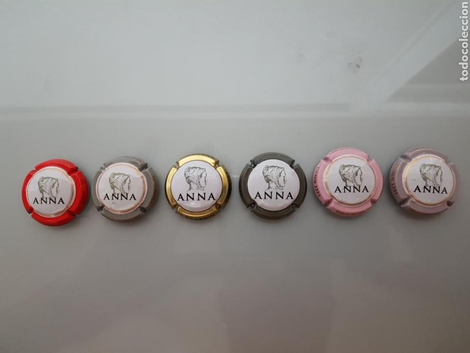 Coleccionismo de cava: 6 PLACAS DE CAVA ANNA DE CODORNIU - Foto 1