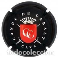 Coleccionismo de cava: PLACA CHAPA CAVA - CONDE DE CARALT - NUM. 19053