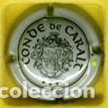 Coleccionismo de cava: PLACA CHAPA CAVA - CONDE DE CARALT - N. 421