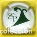 Coleccionismo de cava: PLACA CHAPA CAVA - CASTILLO DE PERELADA - NUM. 6147 (VERD FOSC)