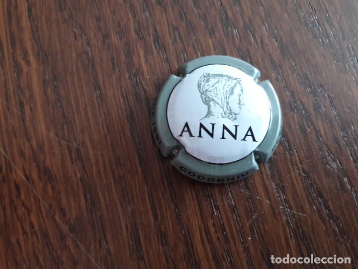 Coleccionismo de cava: chapa de cava Anna de codorniu.