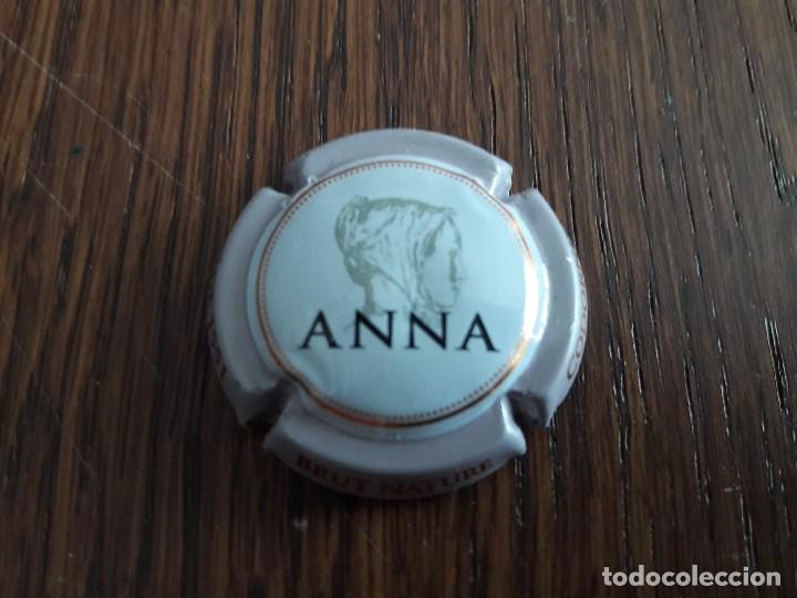 Coleccionismo de cava: chapa de cava Anna de codorniu.