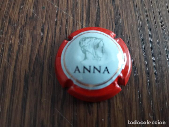 Coleccionismo de cava: chapa de cava Anna de codorniu.