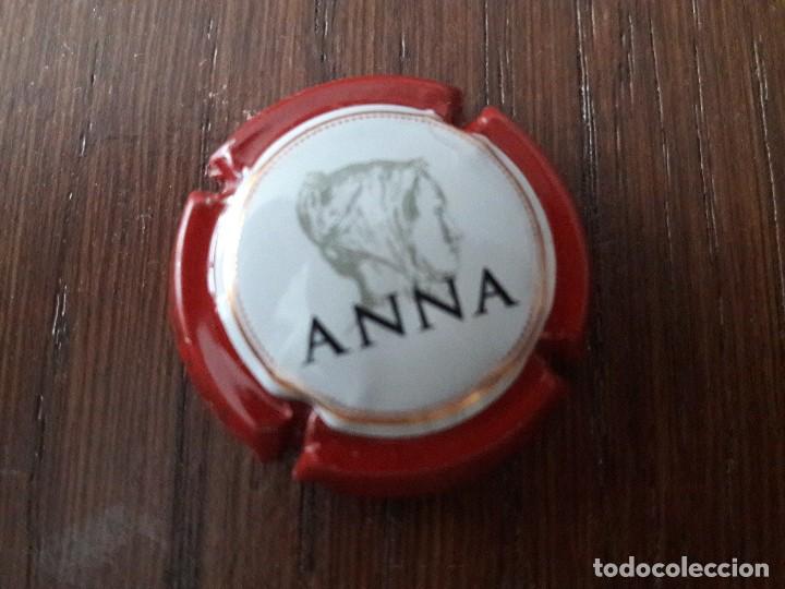 Coleccionismo de cava: chapa de cava Anna de codorniu.