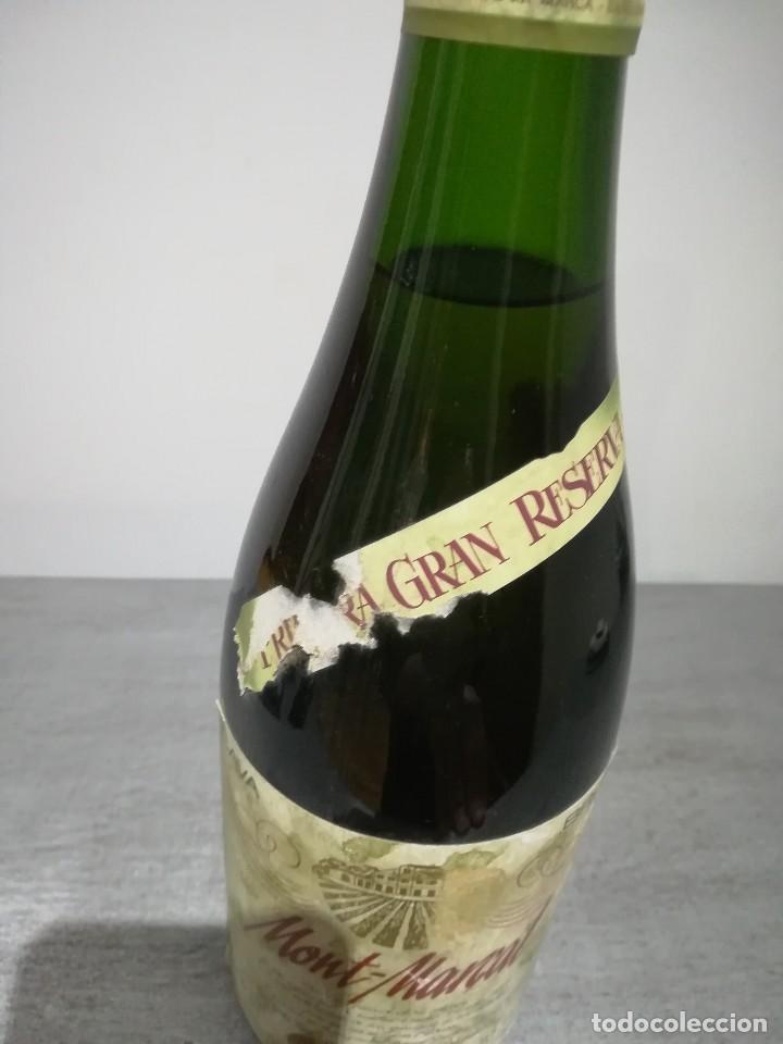 Coleccionismo de cava: Botella llena cava MONT MAR&Ccedil;AL 1987 - Foto 6
