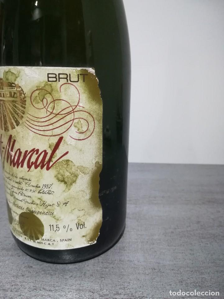Coleccionismo de cava: Botella llena cava MONT MAR&Ccedil;AL 1987 - Foto 8