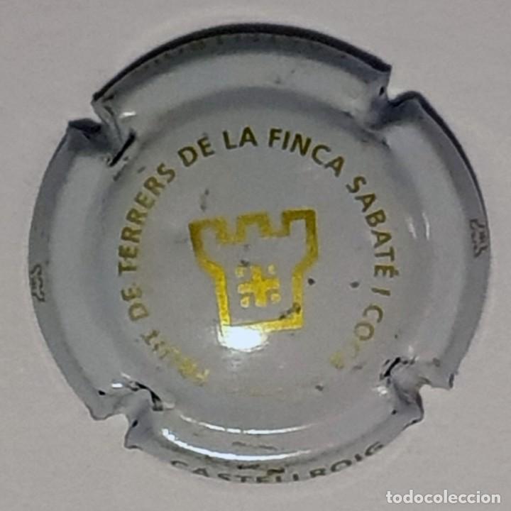Coleccionismo de cava: CHAPA DE CAVA terrers de la finca sabat&eacute;