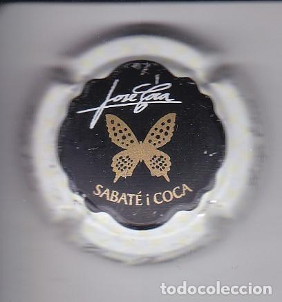 Colecionismo de cava: PLACA DE CAVA CASTELLROIG - SABATE I COCA (MARIPOSA-BUTTERFLY)