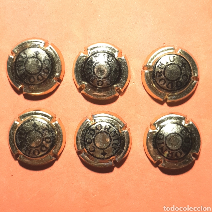 Coleccionismo de cava: LOTE 6 CHAPAS CAVA - CODORNIU