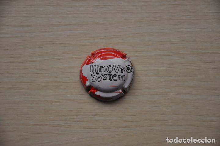 Coleccionismo de cava: chapa cava innova system mas olive
