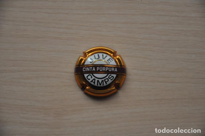 Coleccionismo de cava: chapa cava juve camps cinta purpura
