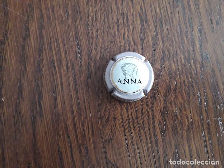 Coleccionismo de cava: chapa de cava Anna de codorniu.