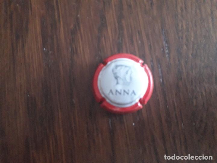 Coleccionismo de cava: chapa de cava Anna de codorniu.