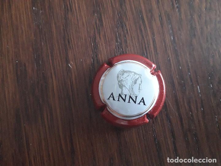 Coleccionismo de cava: chapa de cava Anna de codorniu.