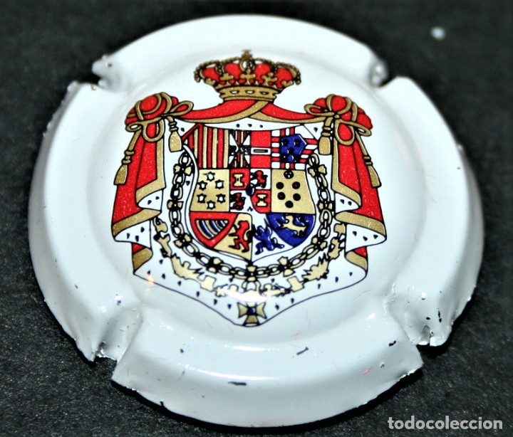 Coleccionismo de cava: PLACA DE CAVA - CODORNIU - ESCUDO REAL - Foto 1