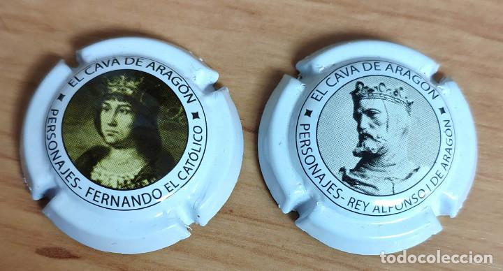 Coleccionismo de cava: 2 chapas del cava de Arag&oacute;n - Foto 1