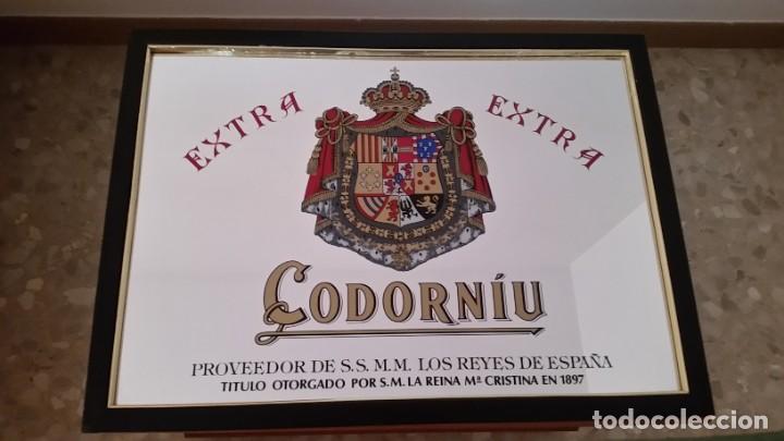 Coleccionismo de cava: espejo cava Codorn&iacute;u - Foto 1