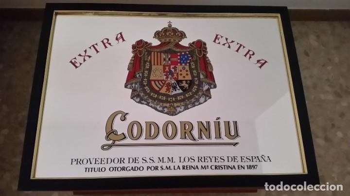 Coleccionismo de cava: espejo cava Codorn&iacute;u - Foto 3