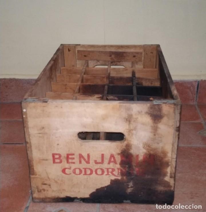 Coleccionismo de cava: ANTIGUA CAJA DE MADERA BENJAMIN CODORNIU. CAVA. - Foto 3