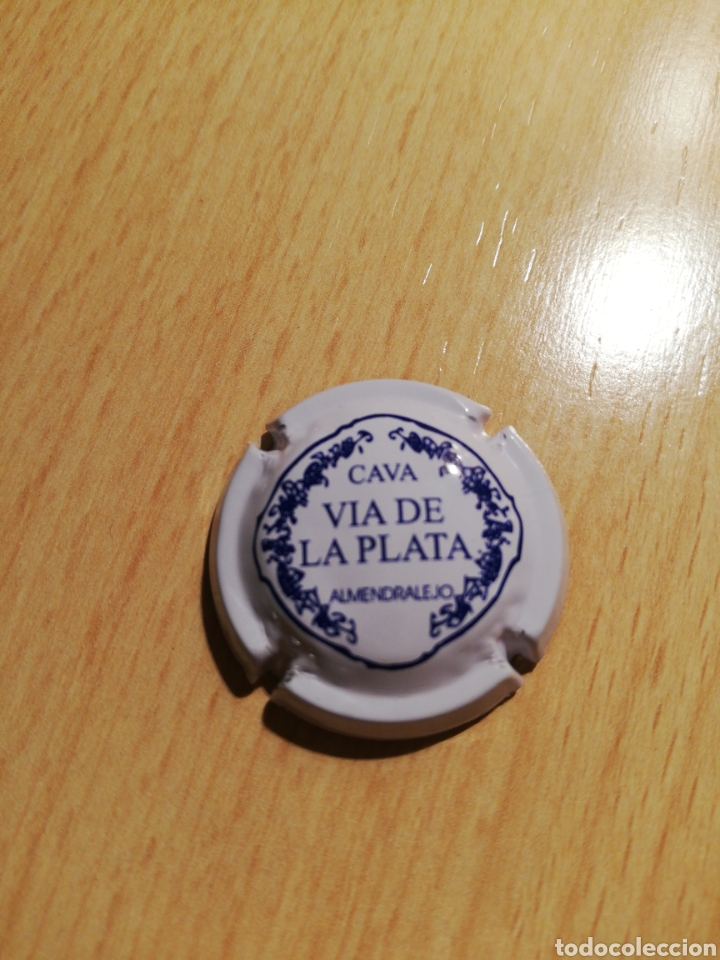 Coleccionismo de cava: Placa Cava V&iacute;a de la Plata - Almendralejo (Badajoz) - Foto 1