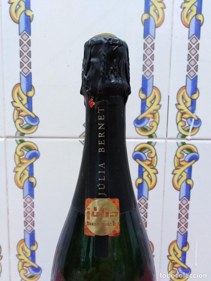 Coleccionismo de cava: botella julia bernet - brut nature - cava - sin abrir - Foto 2