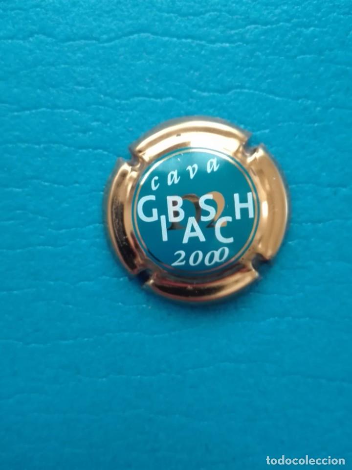 Coleccionismo de cava: DIFICIL PLACA DE CAVA GIBASCH 2000 - Foto 1
