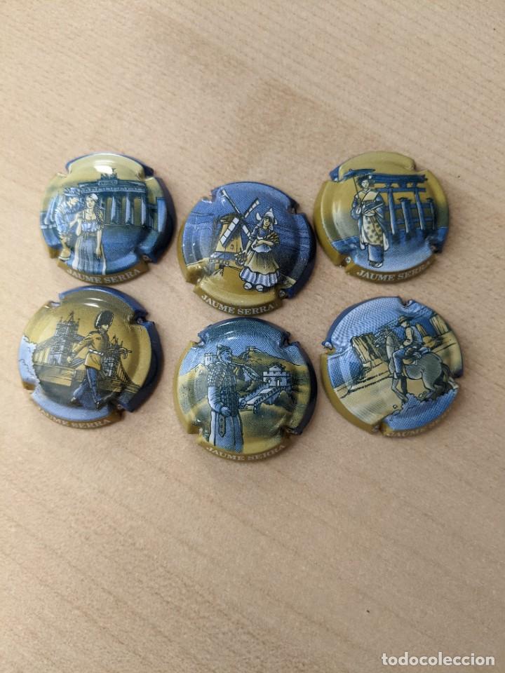 Coleccionismo de cava: 6 CHAPAS CAVA JAUME SERRA - Foto 1