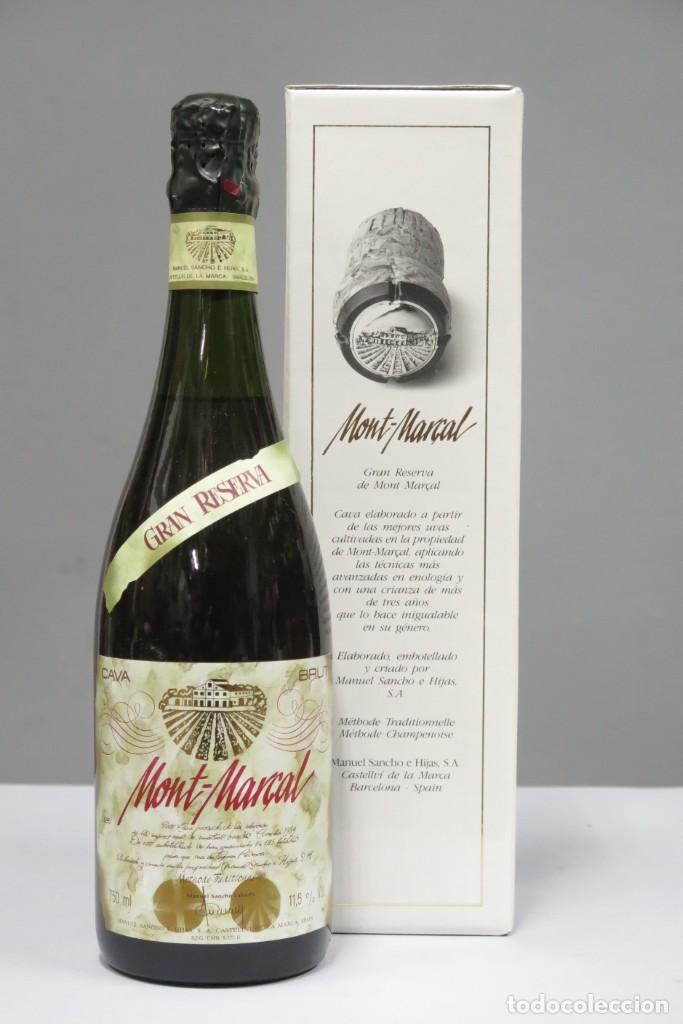 Coleccionismo de cava: BOTELLA. CAVA. MONT-MAR&Ccedil;AL. GRAN RESERVA - Foto 1