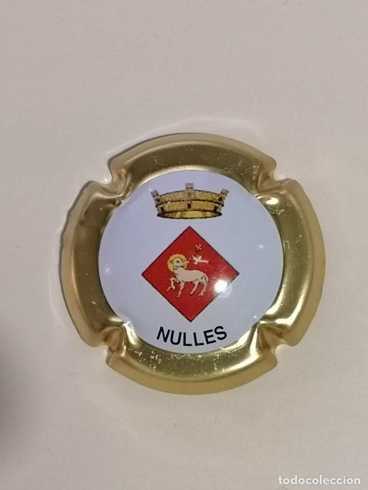 Coleccionismo de cava: PLACA CHAPA DE CAVA - MUNICIPIOS DE TARRAGONA - NULLES - Foto 1