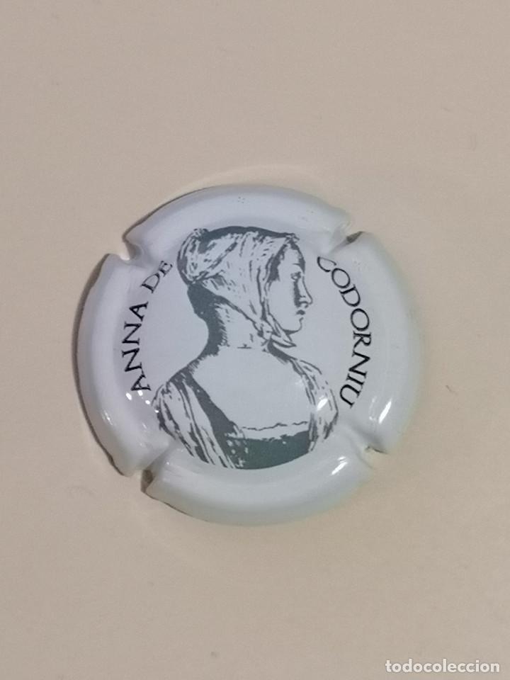 Coleccionismo de cava: PLACA CHAPA CORONA DE CAVA - ANNA DE CODORNIU - Foto 1