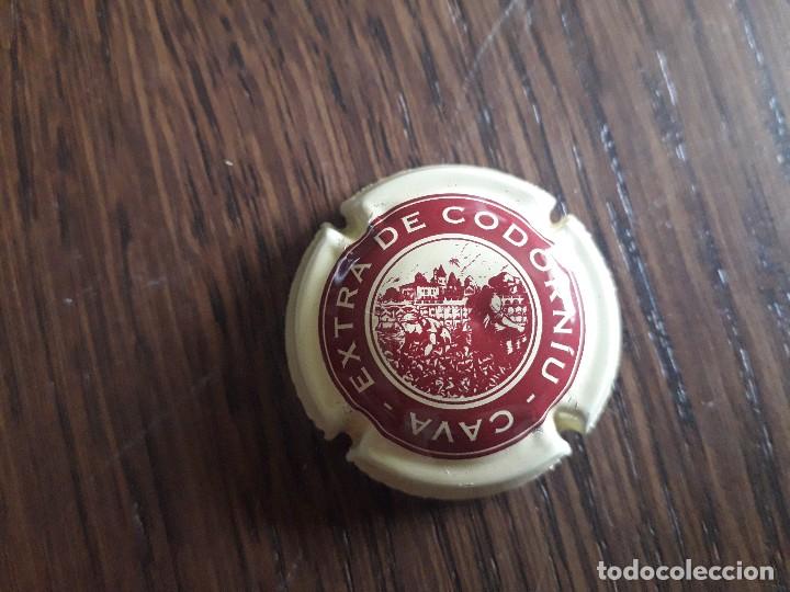 Coleccionismo de cava: placa chapa de cava, extra de Codorniu. - Foto 1
