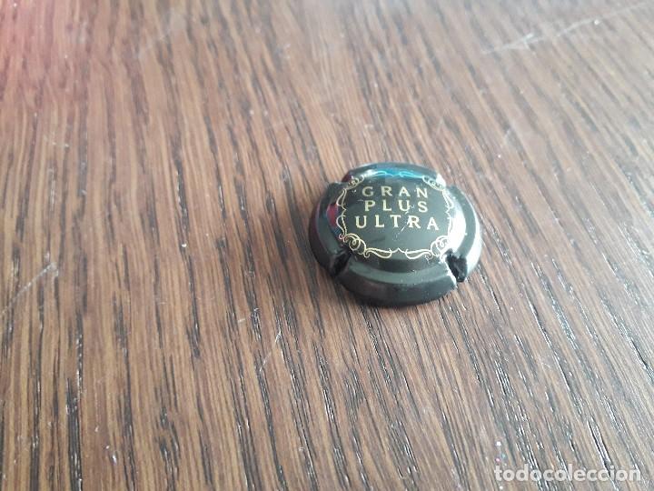Coleccionismo de cava: placa chapa de cava, gran plus ultra, Codorniu. - Foto 2