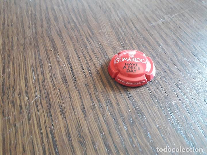 Coleccionismo de cava: placa chapa de cava, sumarroca, have a nice day. - Foto 3