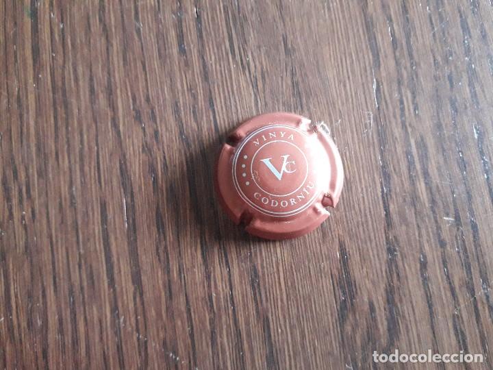 Coleccionismo de cava: placa chapa de cava, Vinya Codorniu. - Foto 1