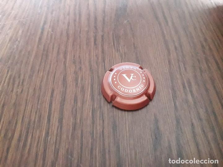 Coleccionismo de cava: placa chapa de cava, Vinya Codorniu. - Foto 2