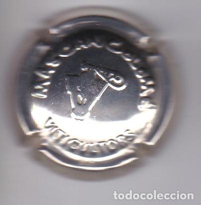 Coleccionismo de cava: PLACA DE CAVA DE PLATA DE MAS CAN COLOME (SILVER-ARGENT) - Foto 1