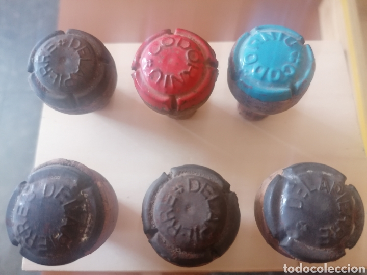 Coleccionismo de cava: 6 chapas entalladas de cava - Foto 2