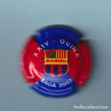 Coleccionismo de cava: CHAPA DE CAVA DEL FC,BARCELONA XXIV QUINA BAGA 2007 PIRULE. Lote 365203806