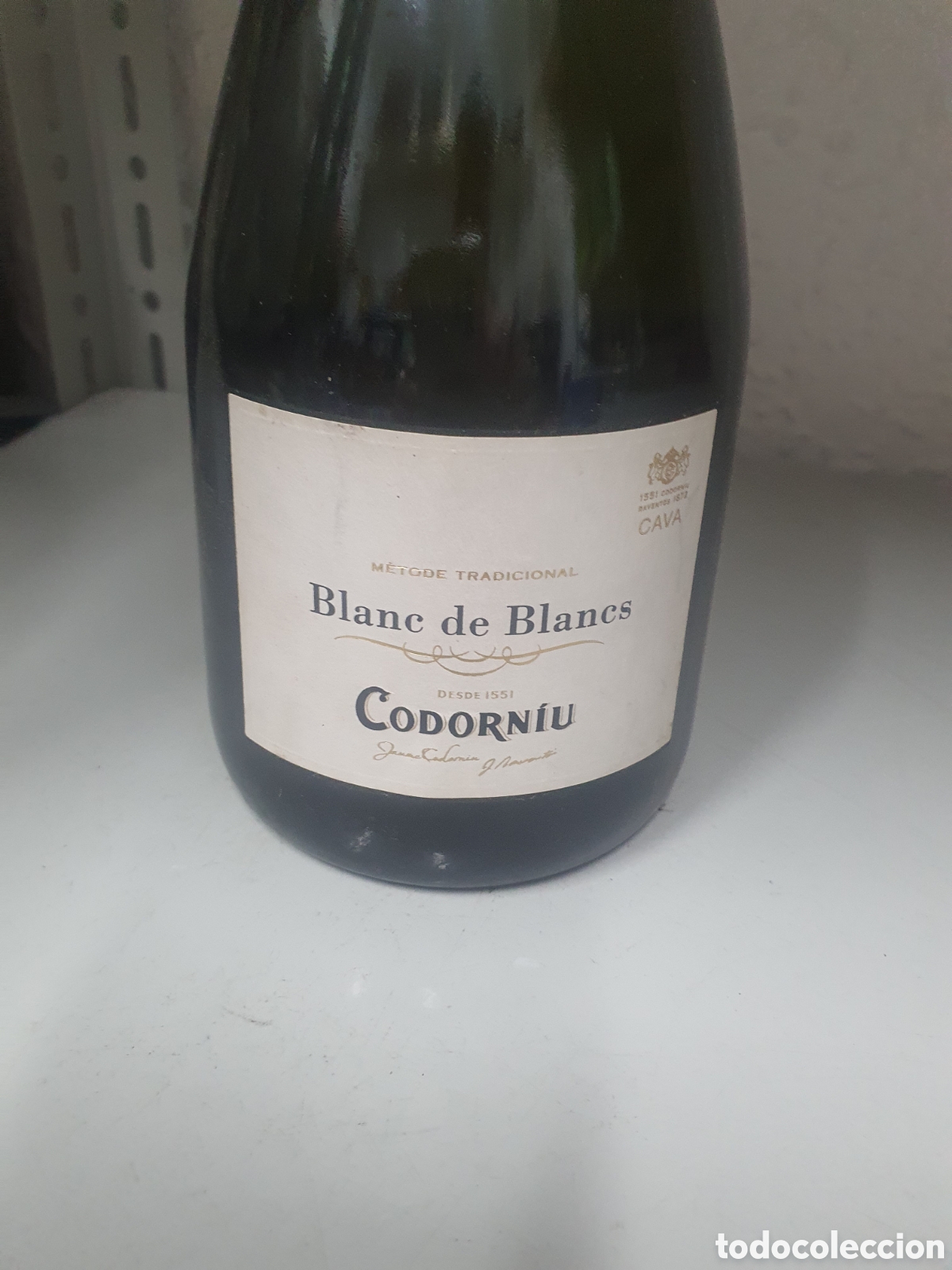 Coleccionismo de cava: botella cava codorniu blanc de blanes - Foto 2