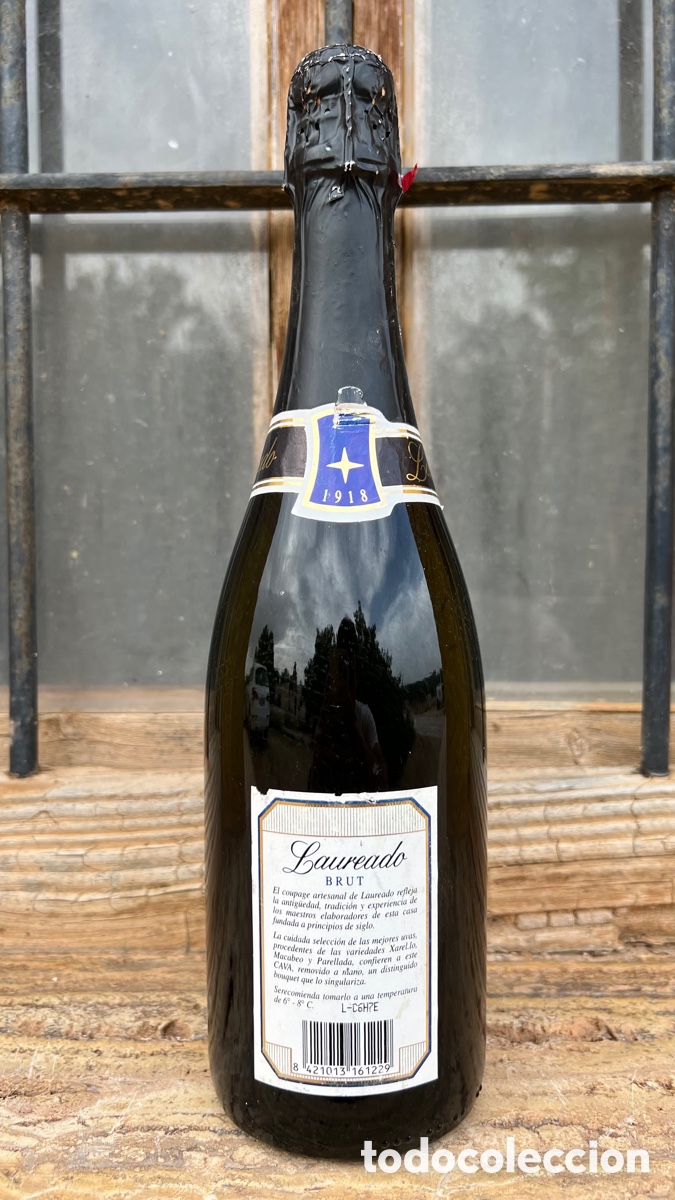 Coleccionismo de cava: BOTELLA CAVA LAUREADO BRUT - Foto 4