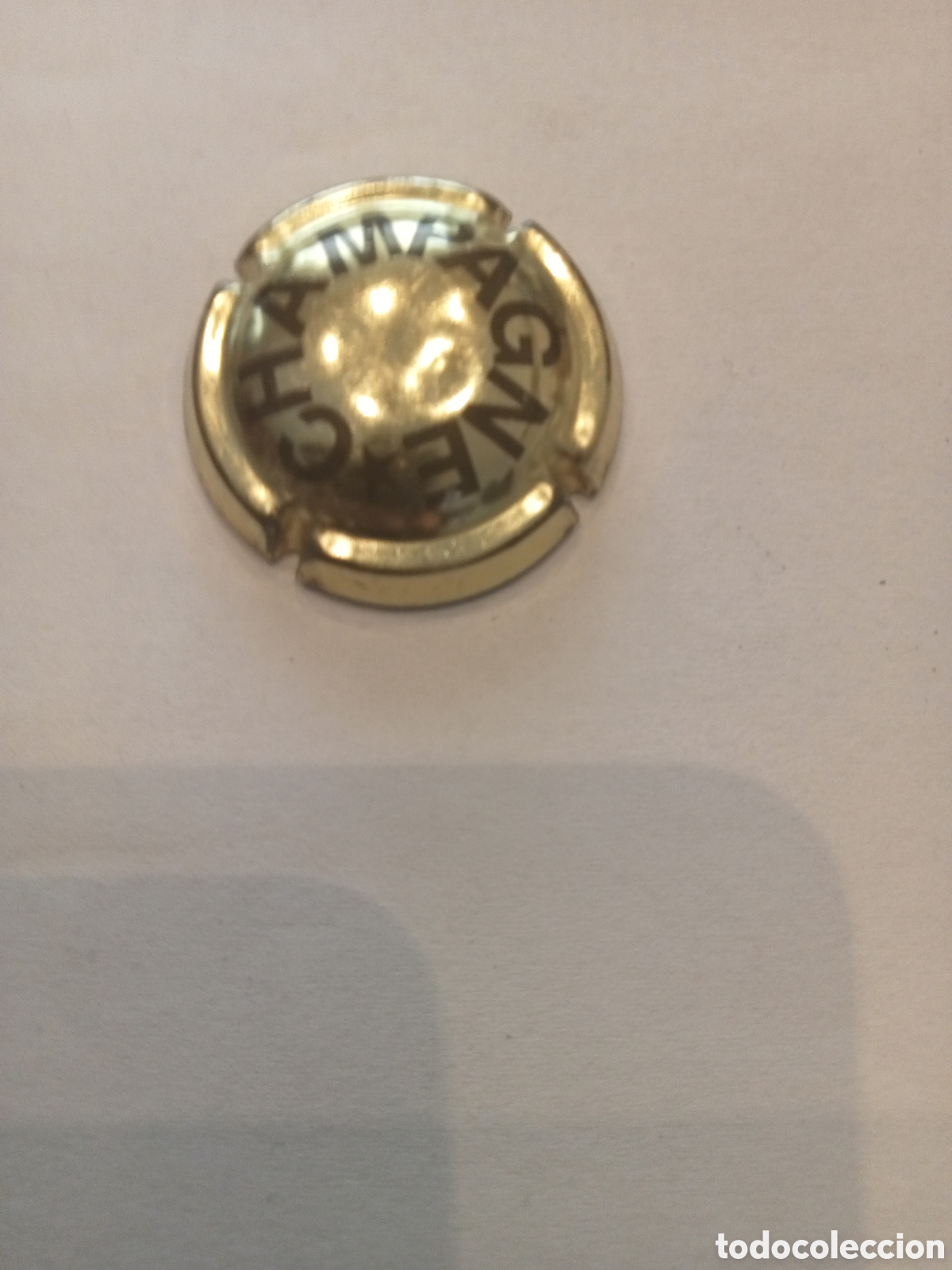 Coleccionismo de cava: placa champagne generica - Foto 1