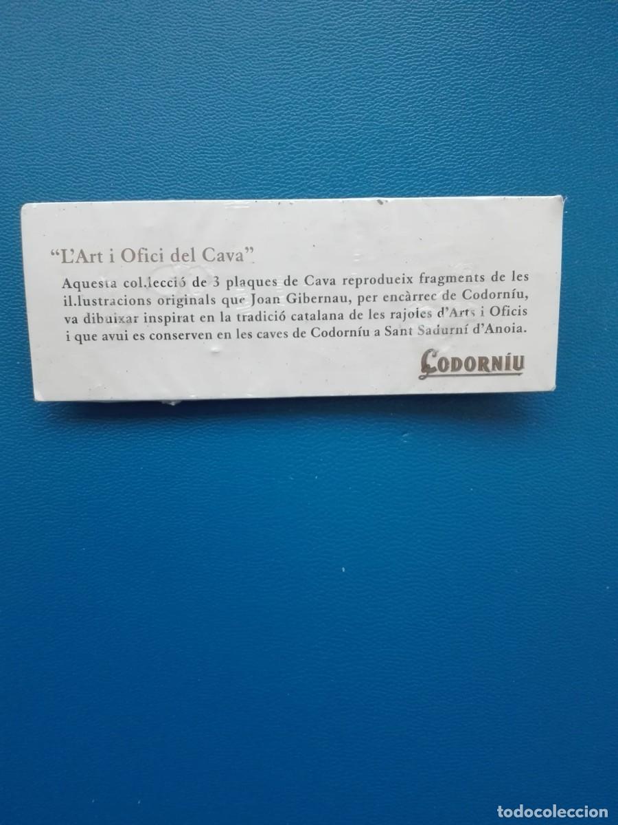 Coleccionismo de cava: SET PROMOCIONAL PLACAS DE CAVA CODORNIU - Foto 2